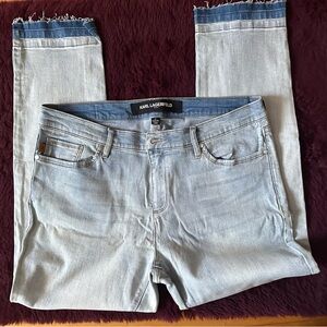 Karl Lagerfeld Light Blue Jean Shorts